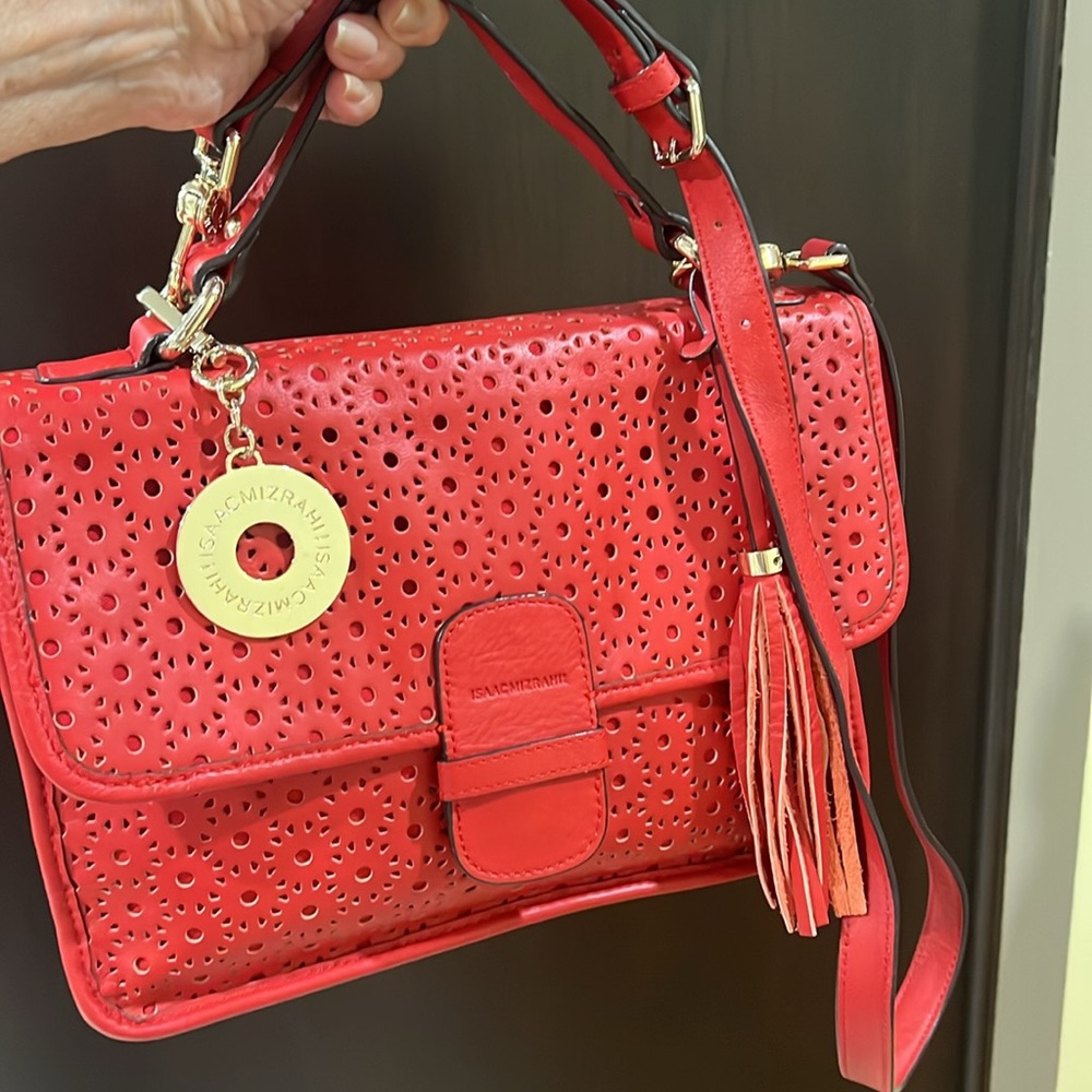 NWOT Isaac Mizrahi Red Women's Bag